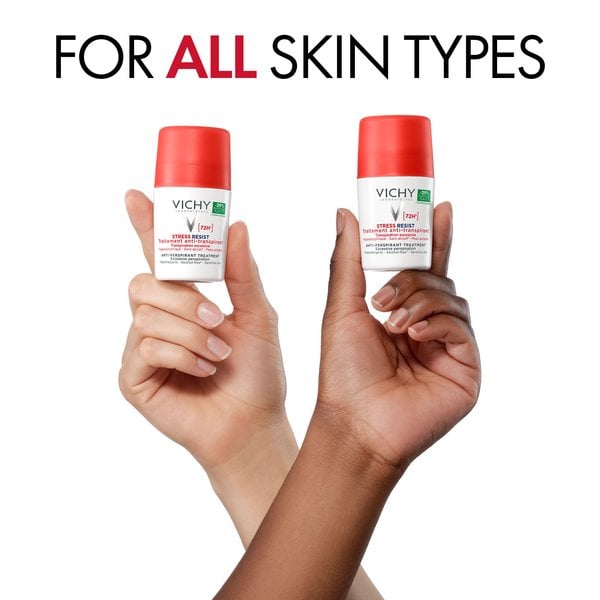 Vichy Stress Resist 72hr Anti-Perspirant Roll-On 50ml For All skin Types