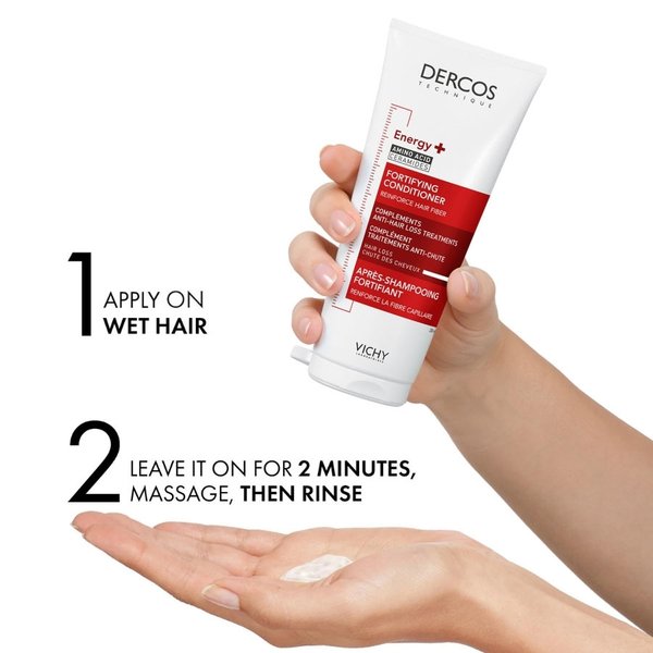 How to use DERCOS ENERGY+ FORTIFYING CONDITIONER