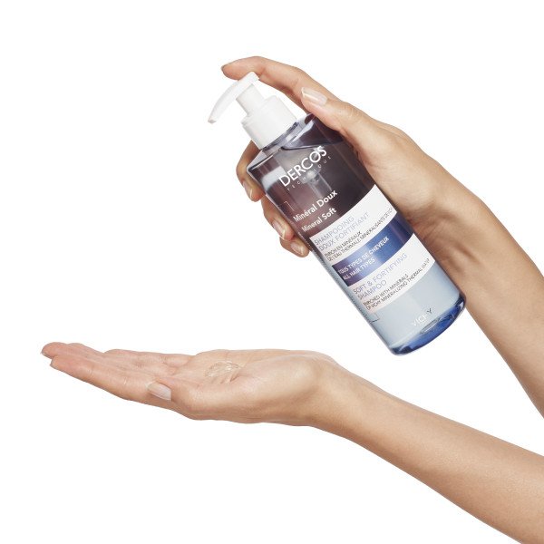 How to use DERCOS Mineral Soft - Soft and Fortifying Shampoo