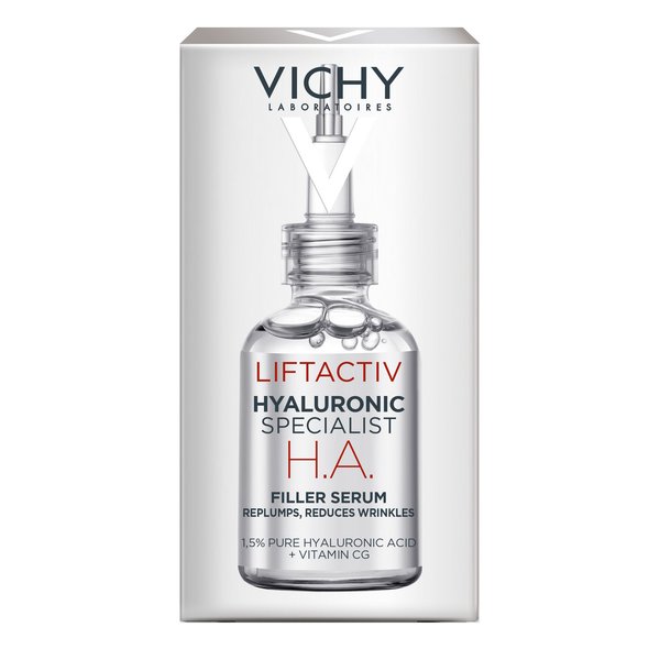 Vichy Liftactiv Hyaluronic Acid Serum for Wrinkles 30ml front packaging