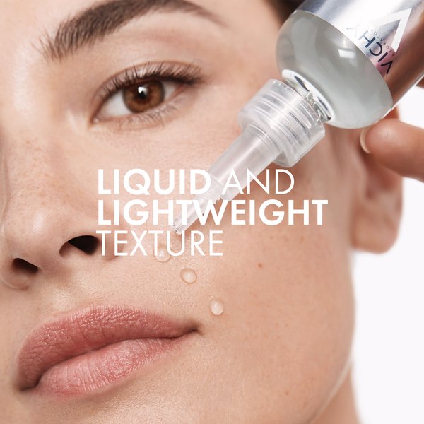 Vichy Liftactiv Hyaluronic Acid Serum for Wrinkles being applied